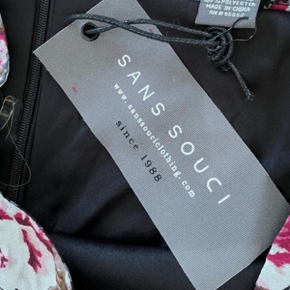 Maxi Floral lightweight Skirt by Sans Souci Sz Small - Picture 5 of 5